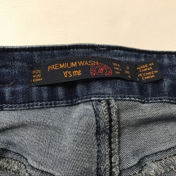 It'z Me U.S.A. Jeans Denim Juniors Size 3 Skinny - Picture 2 of 5